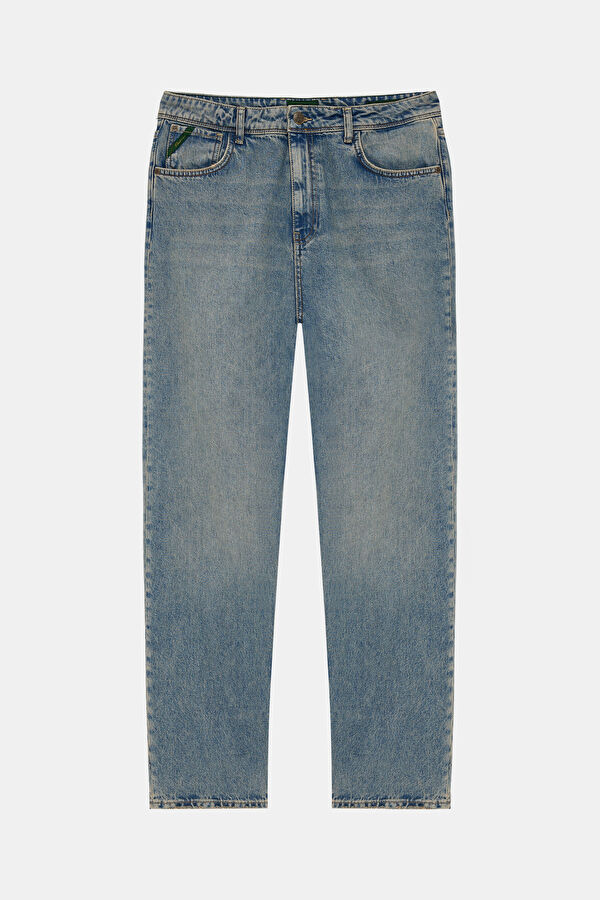 İndigo Straight Pamuk Elastan Erkek Jean Pantolon