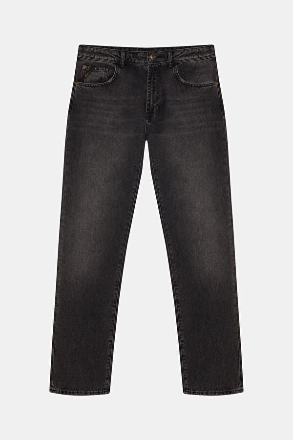 Black Straight Men's Jeans