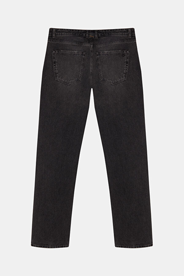 Black Straight Men's Jeans 2