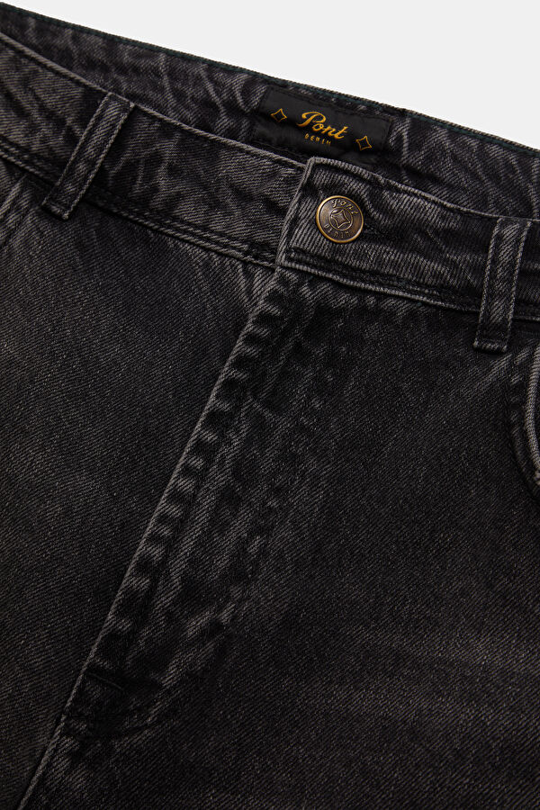Black Straight Men's Jeans 3