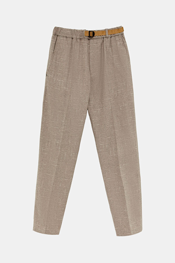 Grey Tapered Fit Men's Trousers