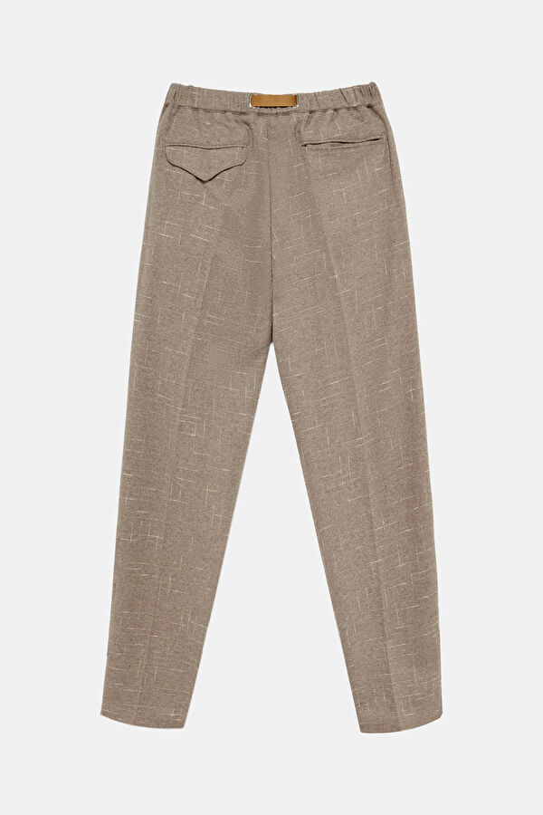 Grey Tapered Fit Men's Trousers 2