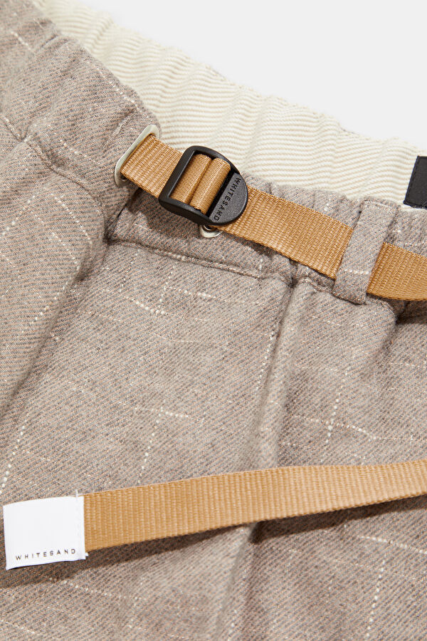 Grey Tapered Fit Men's Trousers 3