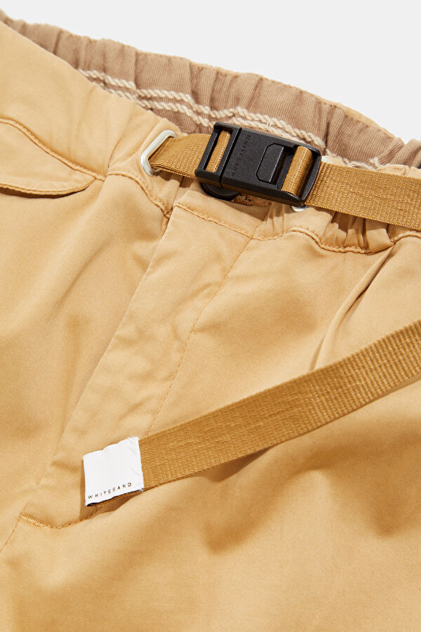 Açık Camel Tapered Fit Pamuk/Tensel Erkek Pantolon 3