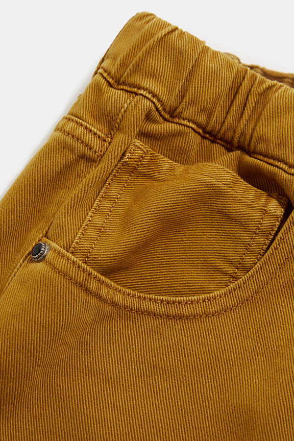 Brown Tapered Fit Men's Trousers 5