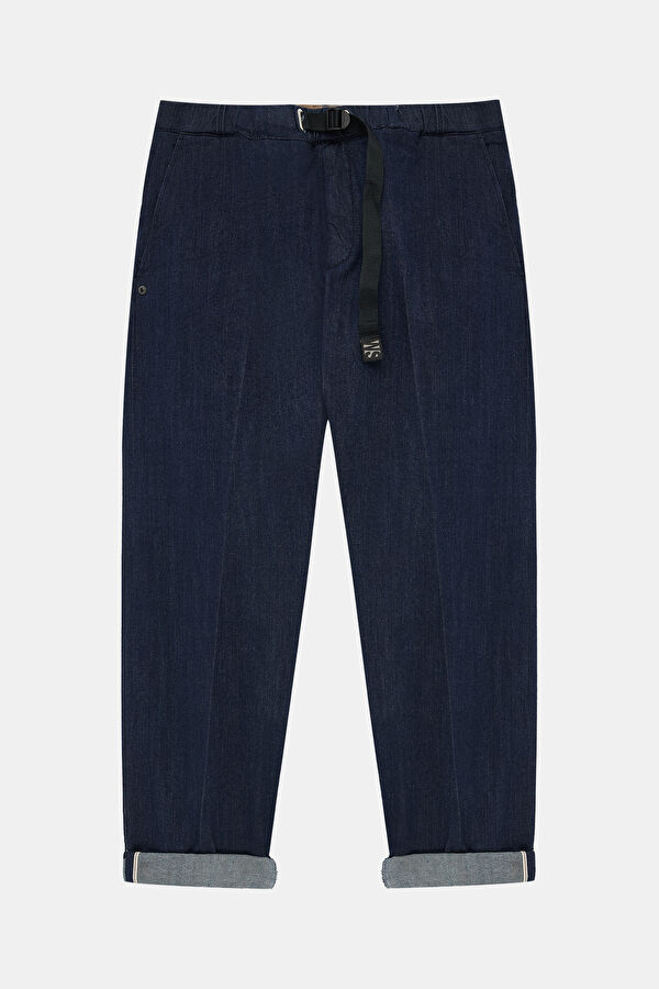 Relax Kalıp Lacivert Straight Erkek Jean Pantolon