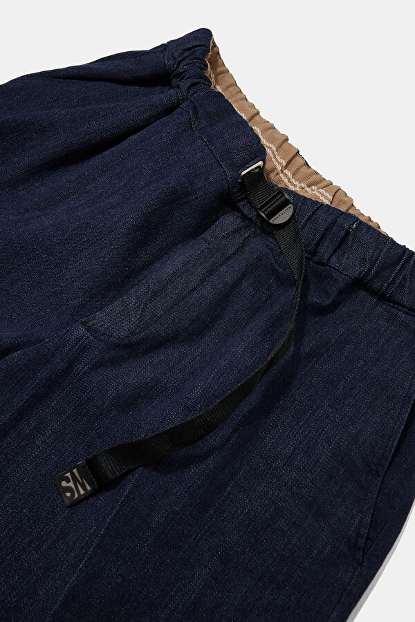 Relax Kalıp Lacivert Straight Erkek Jean Pantolon 3