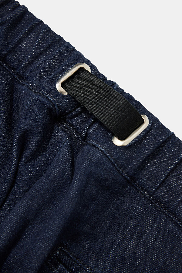 Relax Kalıp Lacivert Straight Erkek Jean Pantolon 4