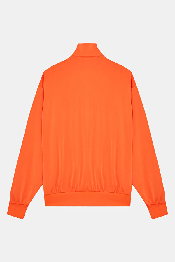 Orange Zip-Up Men's Jacket 2