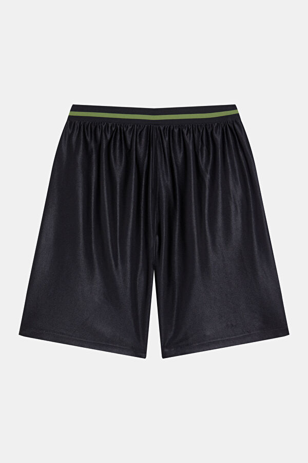 Black Embroidered Men's Shorts 4