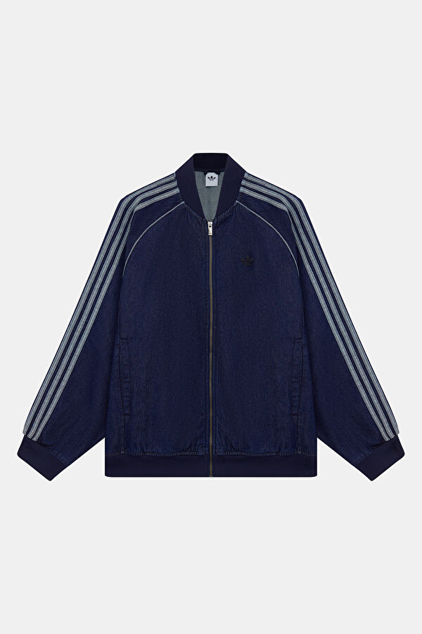 Indigo Zip-Up Organic Cotton Men's Jacket