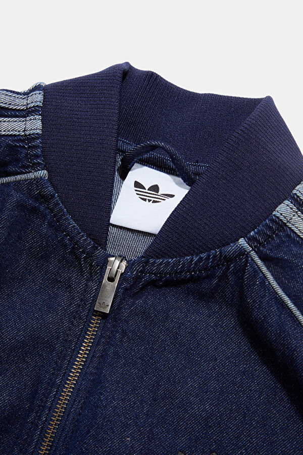 Indigo Zip-Up Organic Cotton Men's Jacket 3