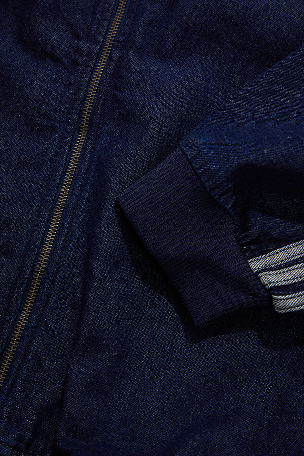 Indigo Zip-Up Organic Cotton Men's Jacket 5