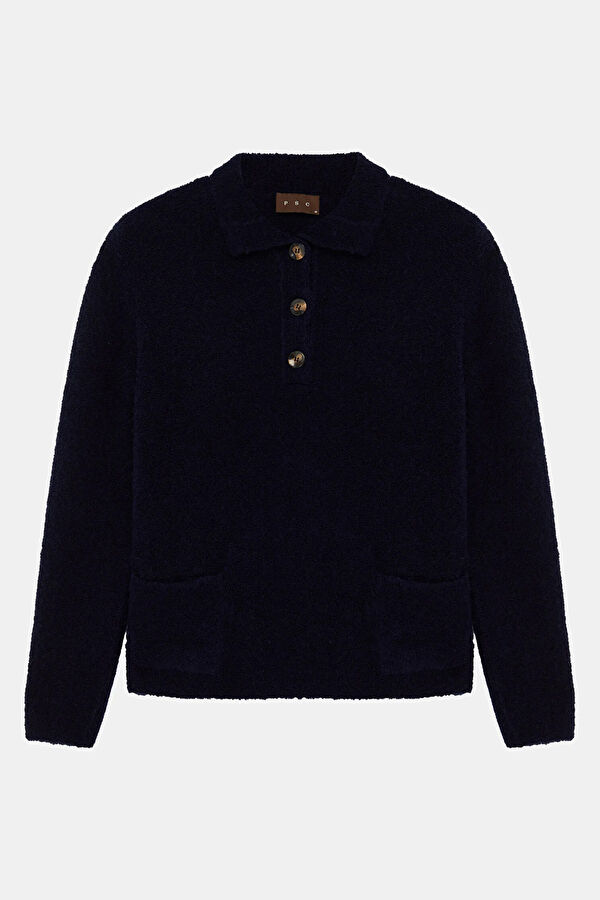 Navy Blue Women's Sweater