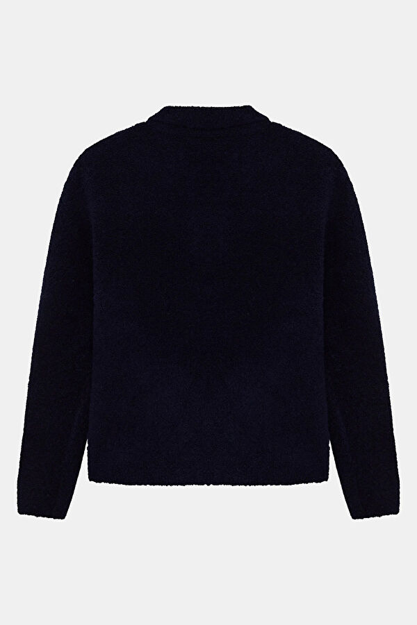 Navy Blue Women's Sweater 2