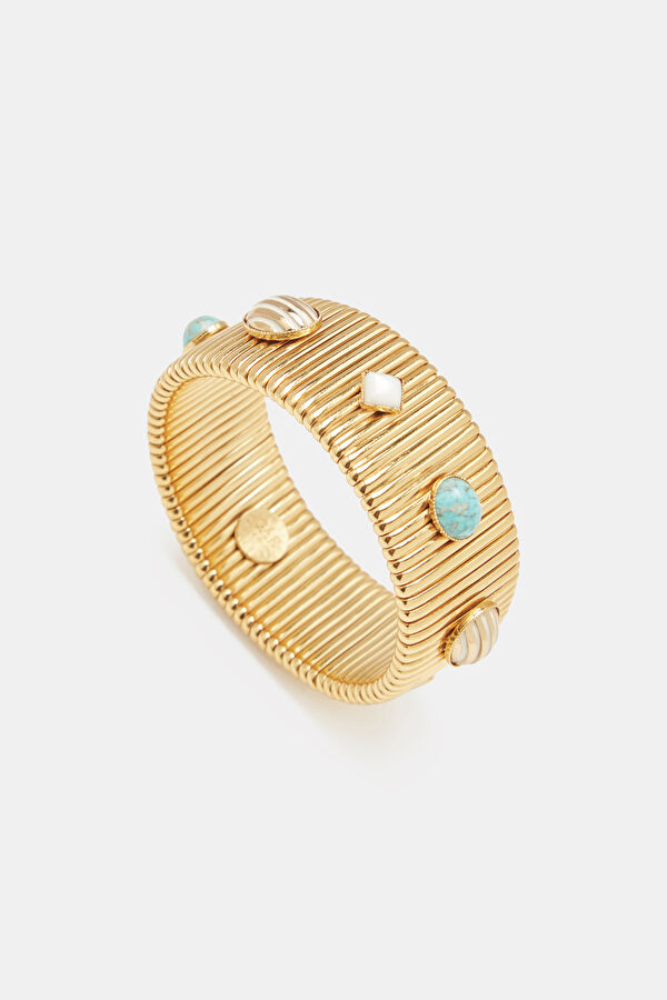 Turquoise Steel Bracelet 2