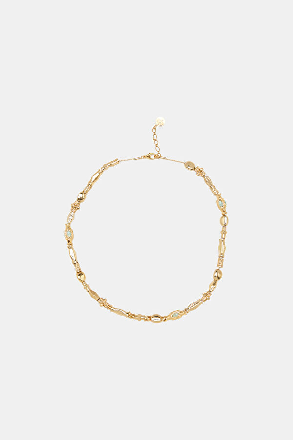 Turkuaz Çelik Kolye