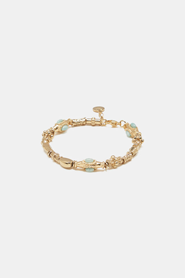 Turquoise Steel Bracelet