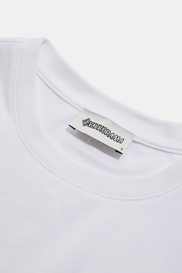 White Crew Neck Women's T-Shirt 7