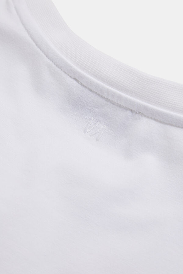 White Crew Neck Women's T-Shirt 8
