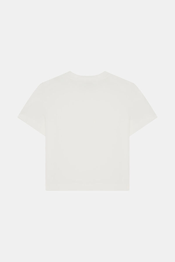 White Crew Neck Women's T-Shirt 6