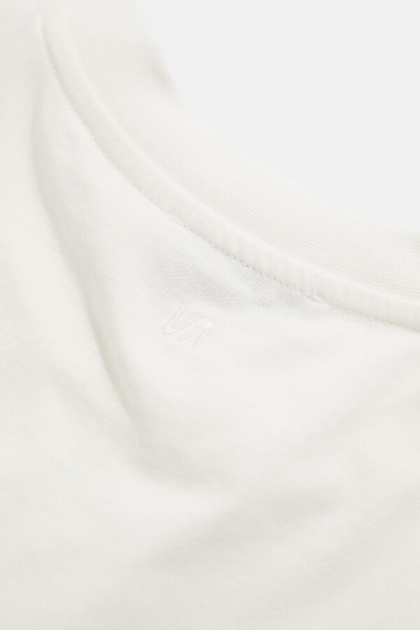 White Crew Neck Women's T-Shirt 8