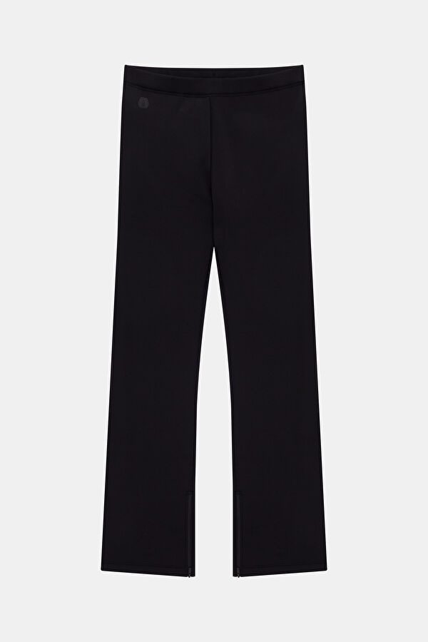 Black Wide Leg Women's Sports Pants