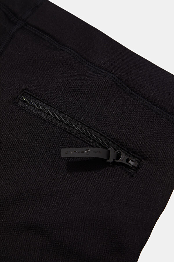 Black Wide Leg Women's Sports Pants 4
