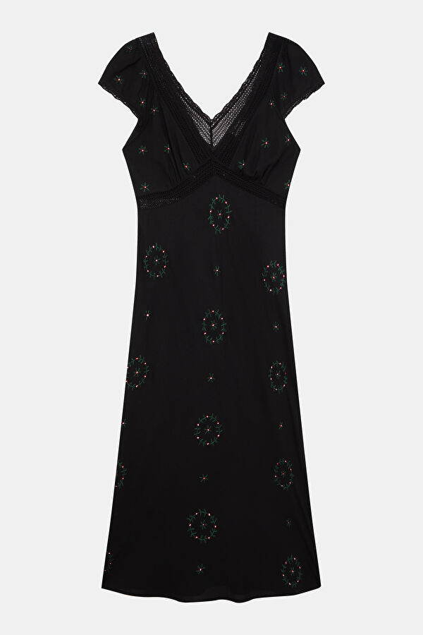 Black Midi Women's Dress