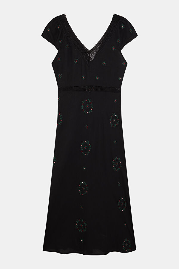 Black Midi Women's Dress 2