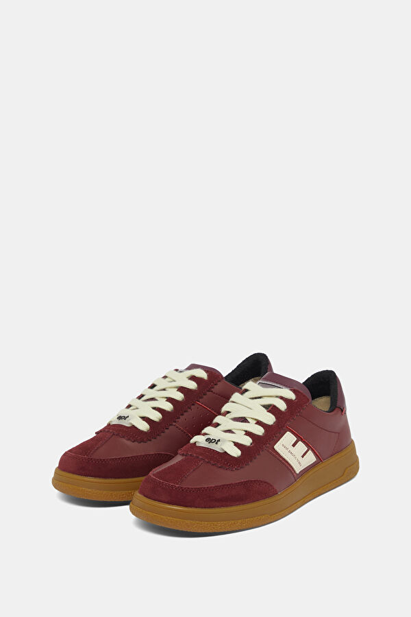 Santos Burgundy Women's Sneakers 4