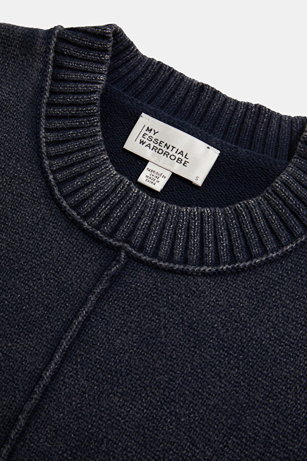 Navy Blue Women's Sweater 3