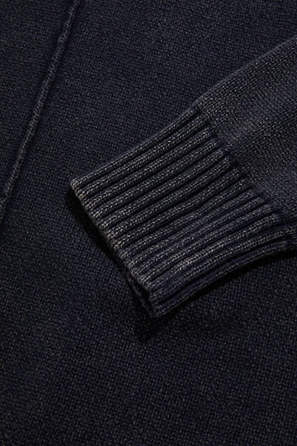 Navy Blue Women's Sweater 4