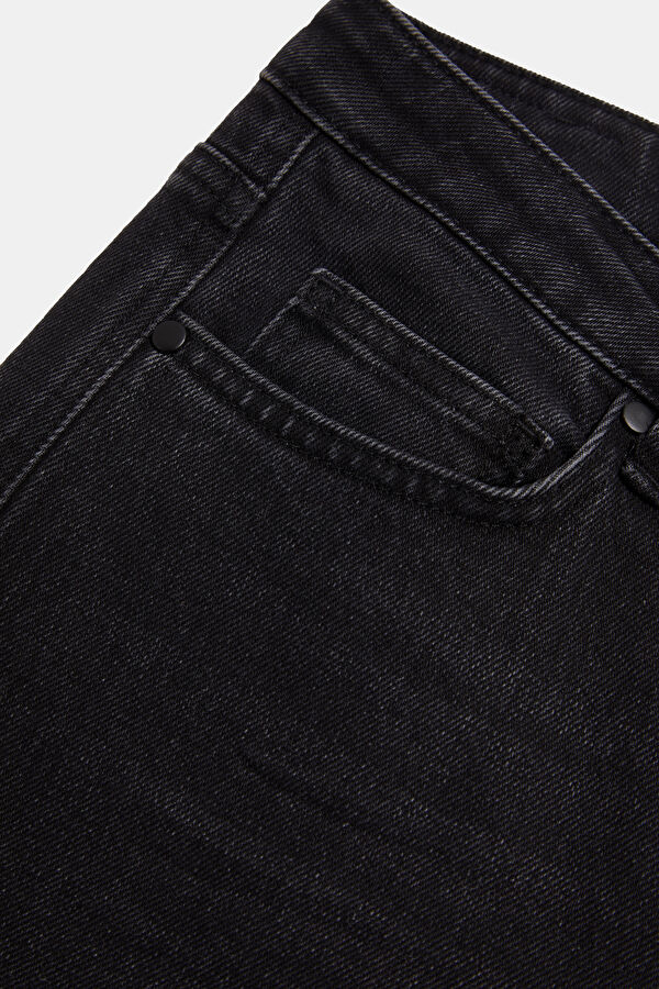 Siyah Wide Leg Kadın Pantolon 4