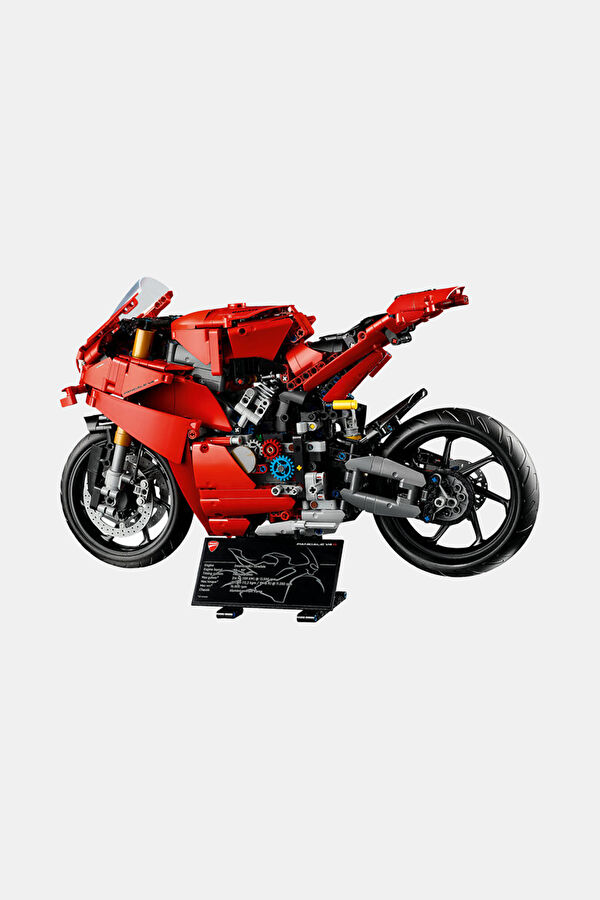42202 Technic Ducati Panigale V4 S Motosiklet Modeli Yapım Seti 6
