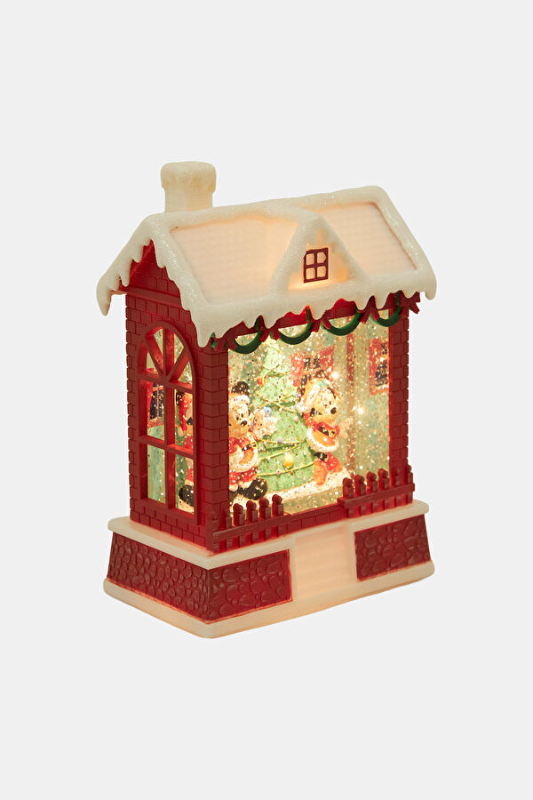 Lighted Mickey Christmas Lantern 7.5" 4
