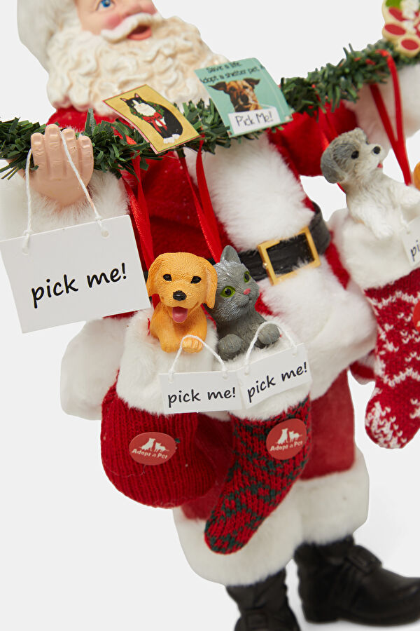 Fabriché Santa Holding Garland 26.67 cm 2