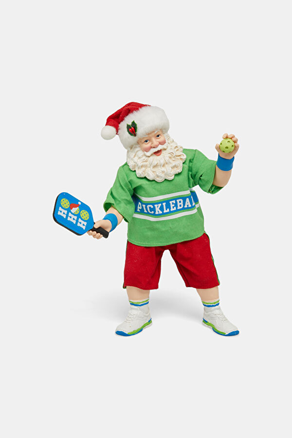 Fabriché Santa Playing Pickleball 10"