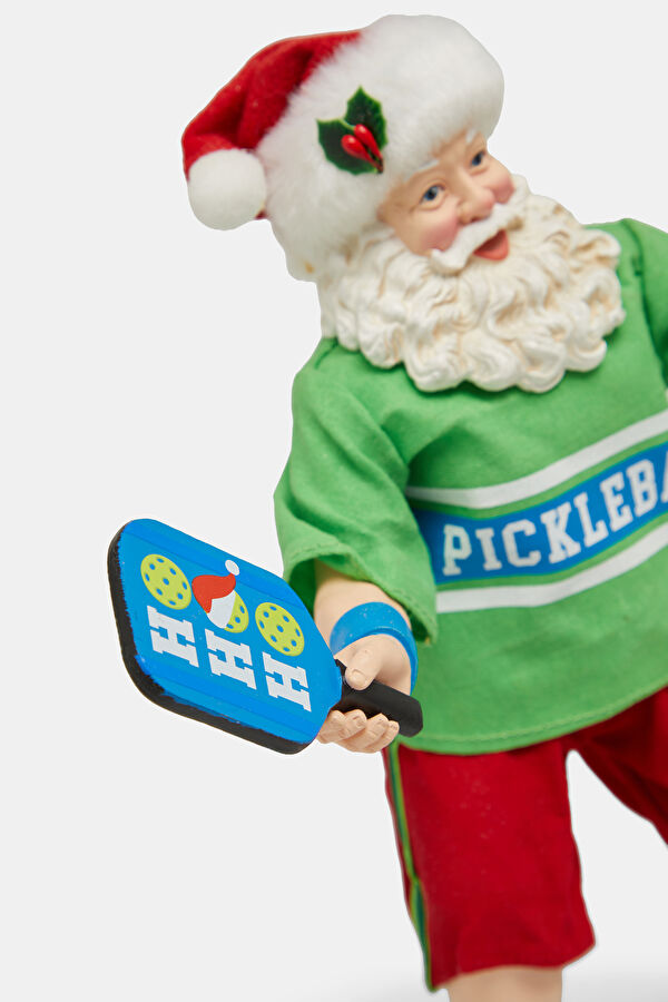 Fabriché Santa Playing Pickleball 10" 2
