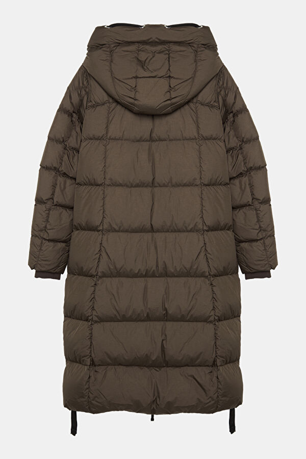 Panda Dark Brown Women's Coat 2