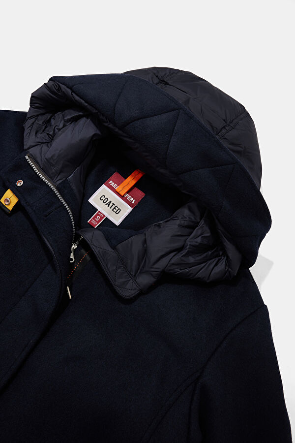 Petunia Black Wool Women's Coat 3
