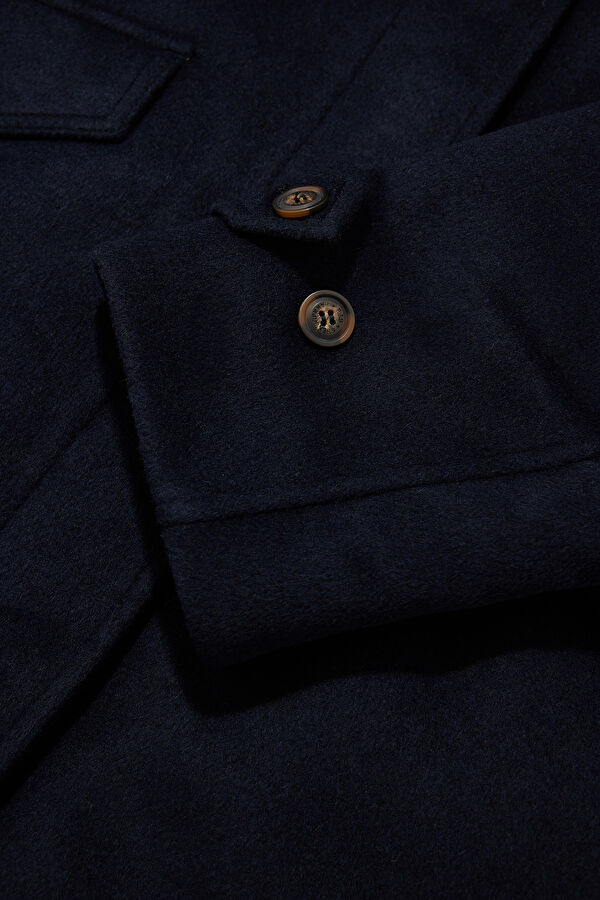 Petunia Black Wool Women's Coat 4