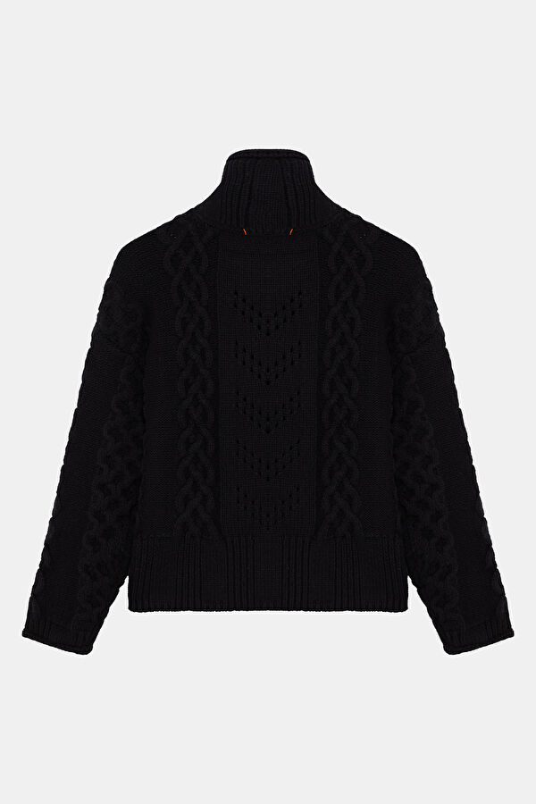 Gypsy Black Wool Women's Sweater 2