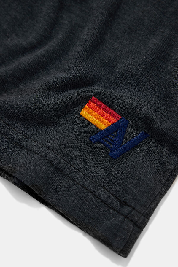 Siyah Bisiklet Yaka Baskılı Erkek T-Shirt 4