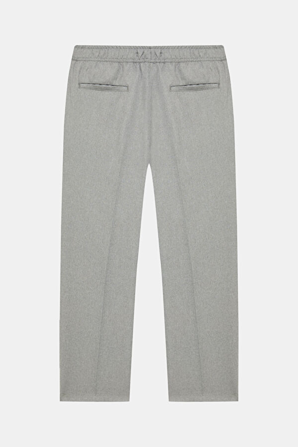 Relax Fit Grey Straight Men's Pants 3
