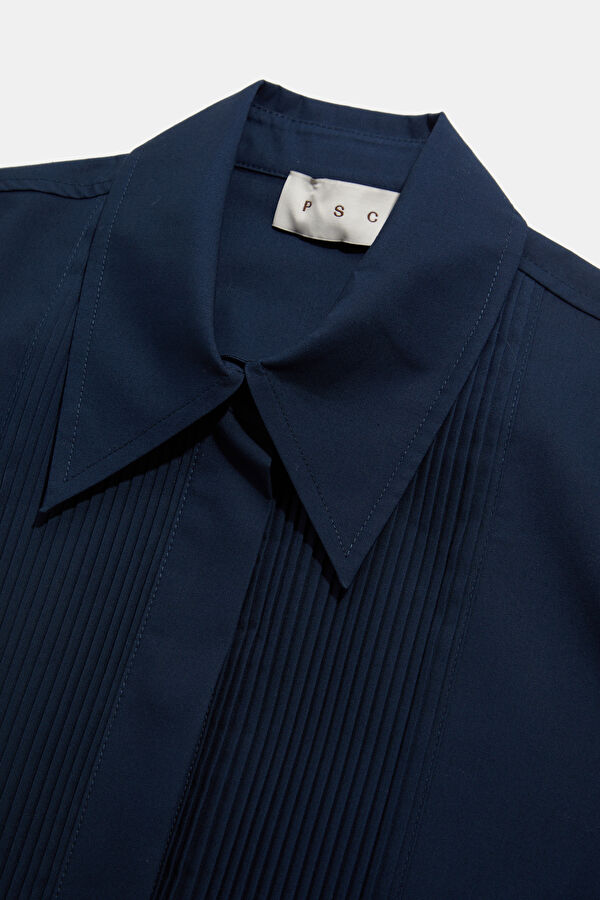 Navy Blue Women's Shirt 3
