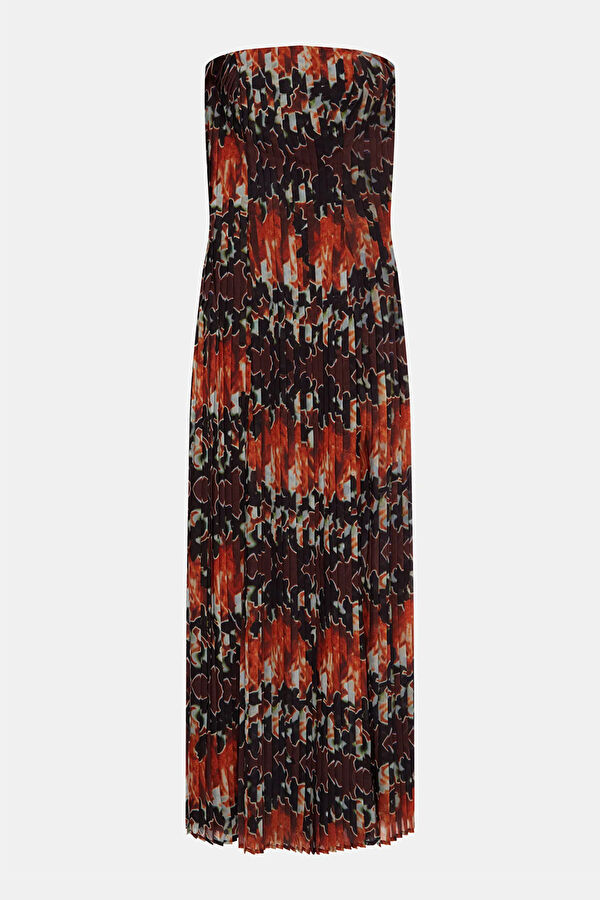 Colorful Patterned Women's Dress