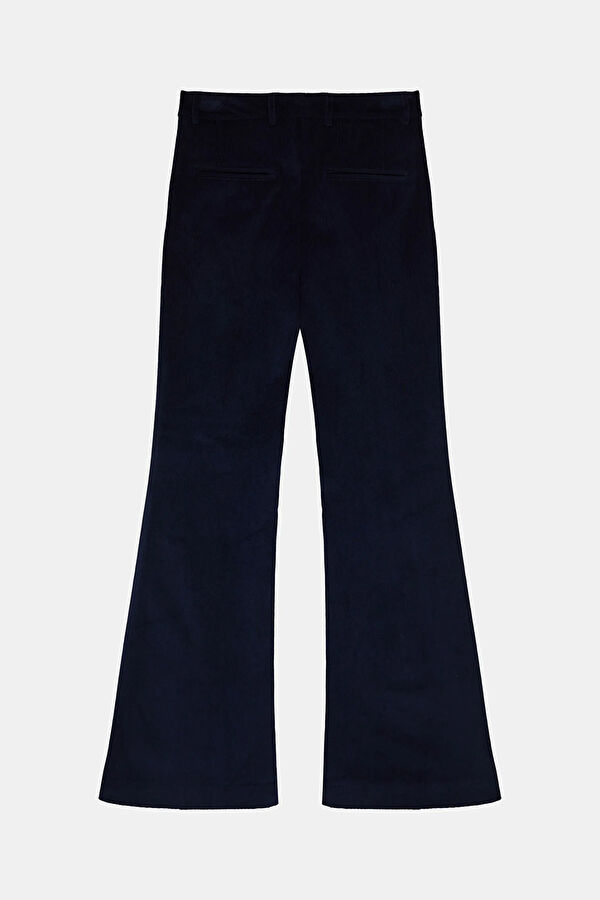 Lacivert Wide Leg Kadın Pantolon 2