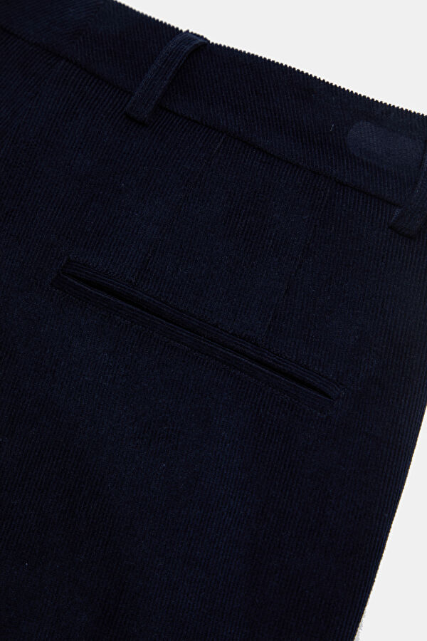 Lacivert Wide Leg Kadın Pantolon 4