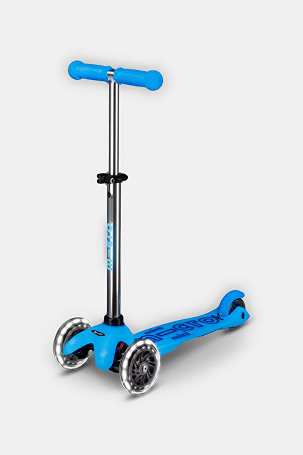 Mini Micro Deluxe Glow Led Plus Arctic Blue Scooter
